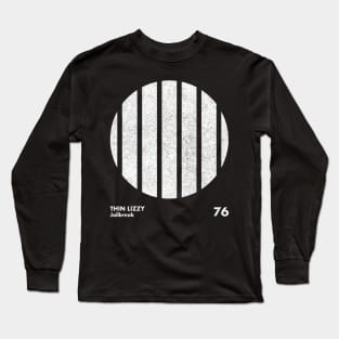 Thin Lizzy Jailbreak / Minimal Graphic Design Tribute Long Sleeve T-Shirt